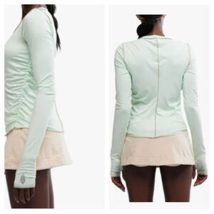 FP Movement Right On Run Long Sleeve Top Free People Women Size Small Pistachio